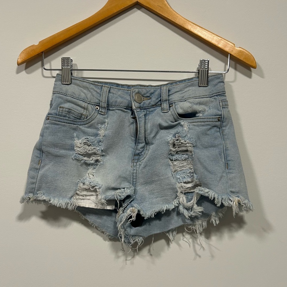 Miami high rise jeans shorts